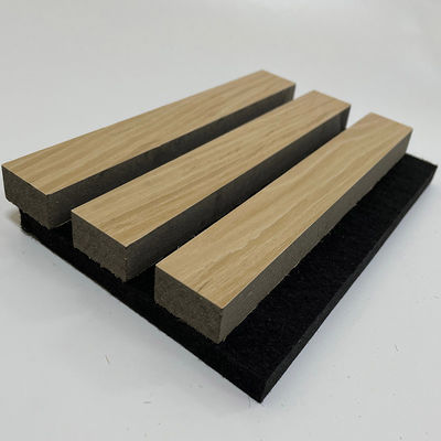 Akupanel akoestisch slatenpaneel hout modern interieur geluidsdicht wanddecoratie akoestische wandpanelen