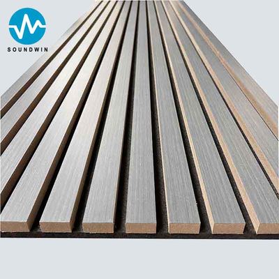 Accoustische houten wandpanelen geluidsdicht houten leisteen akoestische wandpanelen akupanel