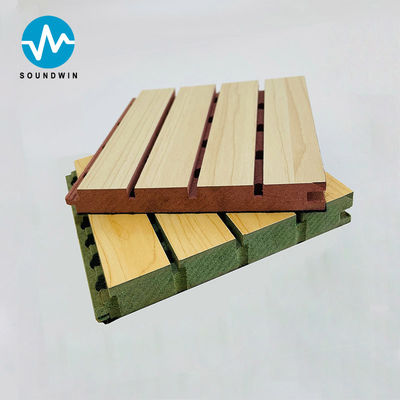 Muurdekoratieve gesloten hout Mdf Muur akoestische panelen voor functioneren kamer