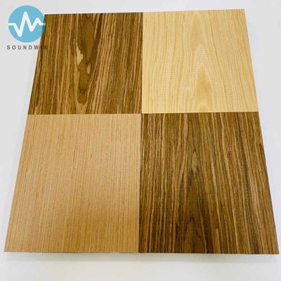 Goed decoratief micro perforatie paneel houten wandpaneel verminderen echo's voor auditorium