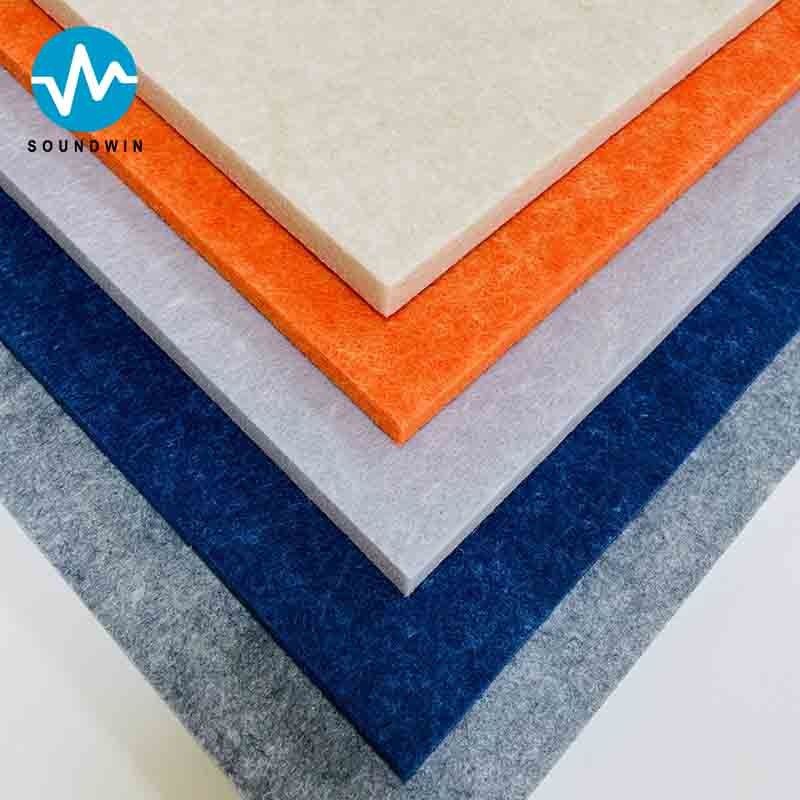 100% gerecycled interieur decoratie kantooroplossing polyestervezel akoestisch paneel
