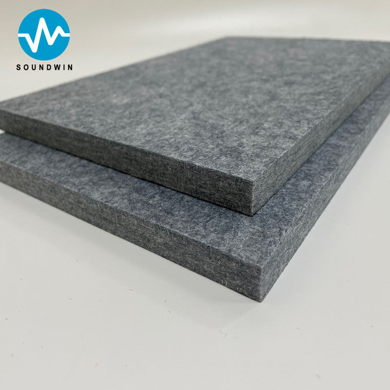 Branddicht akoestisch wandplafondpaneel Decoratie Feltstof 100% polyestervezel wandakoestisch paneel