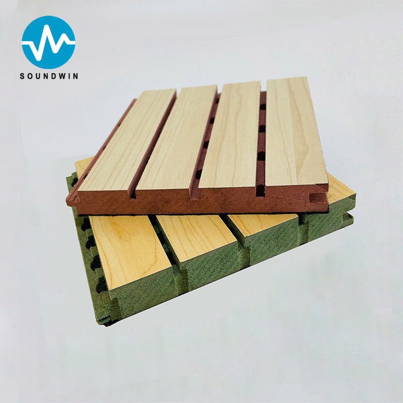 Muurdekoratieve gesloten hout Mdf Muur akoestische panelen voor functioneren kamer