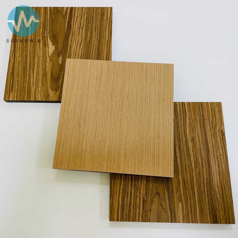 Goed decoratief micro perforatie paneel houten wandpaneel verminderen echo's voor auditorium